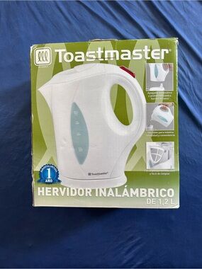 Toastmaster White Cordless Electric Kettle - 1.2L